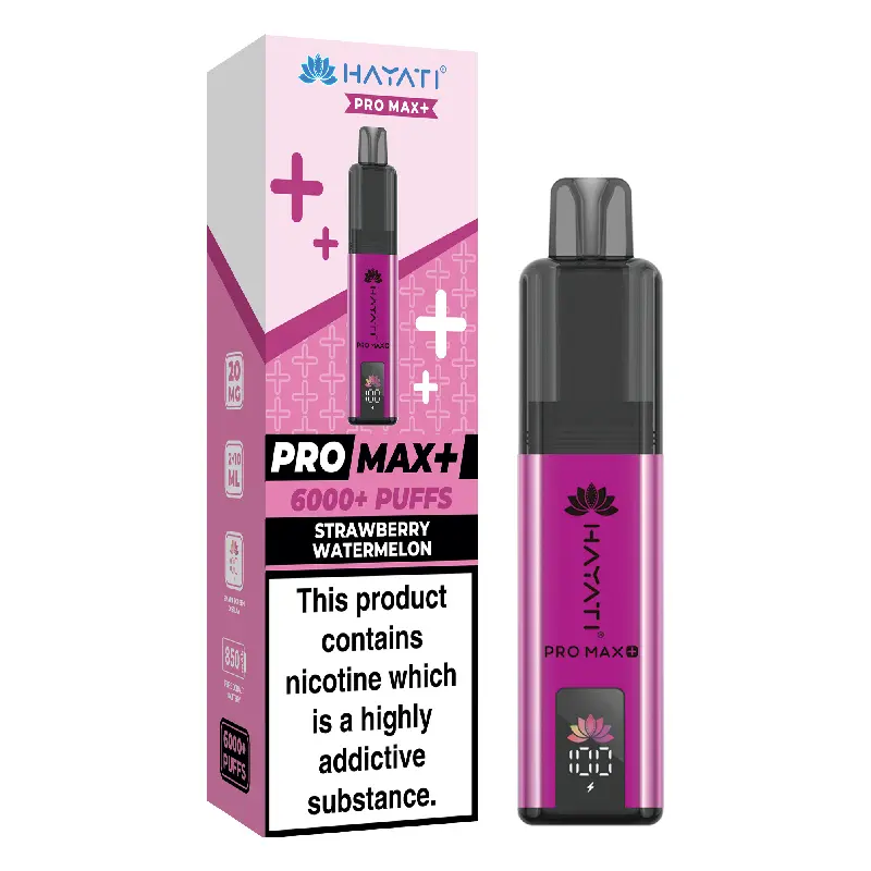 Strawberry Watermelon Hayati Pro Max Plus 6K Prefilled Pod Vape Kit